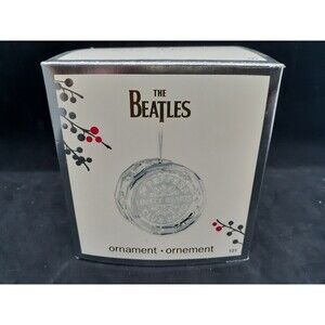 THE BEATLES HEIRLOOM SGT PEPPER DRUM CHRISTMAS ORNAMENT AMERICAN GREETINGS  NEW!
